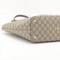 Gucci GG Supreme Linea A Zip Tote bag Beige #2507 by Bolt Boutique