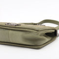 Chanel Celtic Boy 25 Flap Chesterfield Green Gunmetal Shoulder Bag #3745 by Bolt Boutique