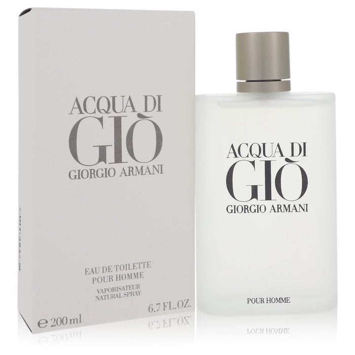 Acqua Di Gio by Giorgio Armani Eau De Toilette Spray 6.7 oz for Men by Avera Group