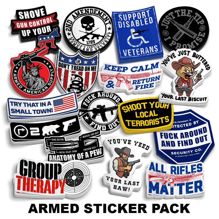 Armed Sticker Pack by Armed American Supply