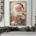Vintage Christmas Santa Claus Wall Art by Tailored Canvases