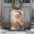 Vintage Christmas Santa Claus Wall Art by Tailored Canvases