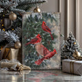 Vintage Cardinal Christmas Wall Art II by Tailored Canvases
