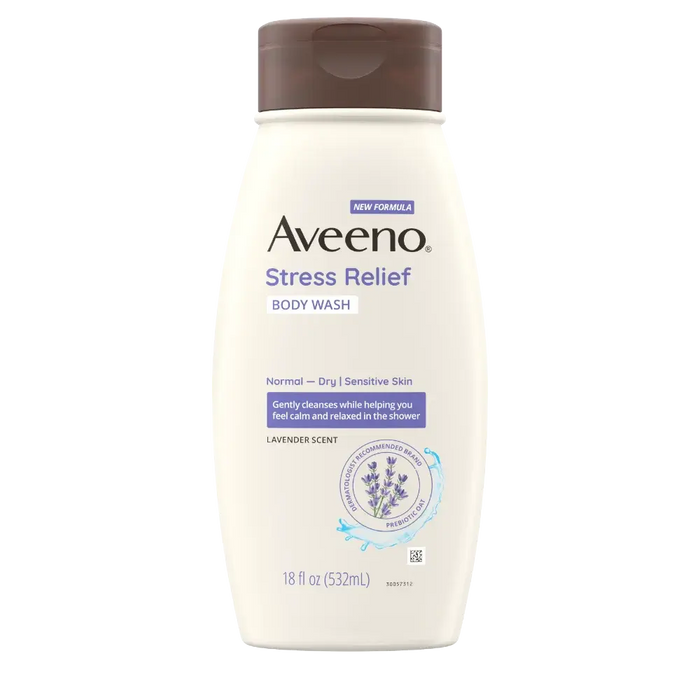 Aveeno Stress Relief Oat Body Wash Lavender Scent 18 oz by Pasteur Pharmacy