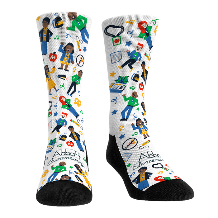 Abbott Elementary - Icons All-Over by Rock 'Em Socks