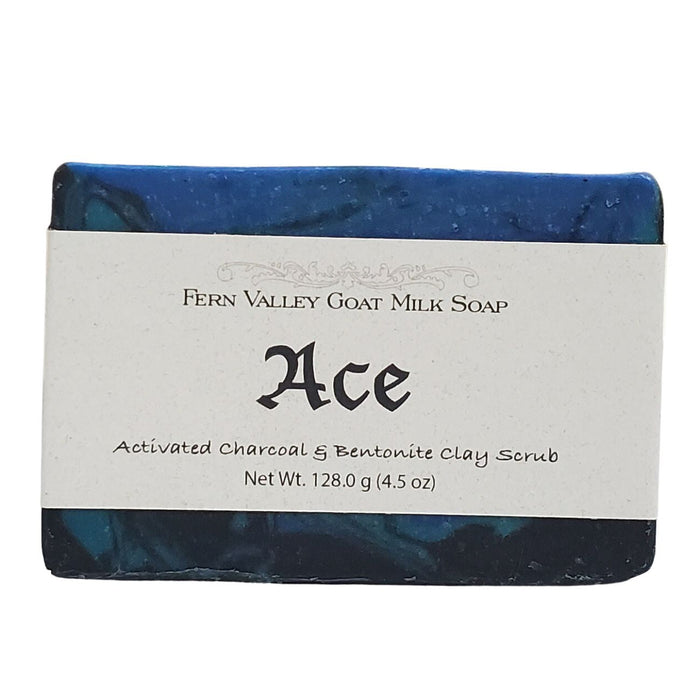 Natural Goat Milk Soap | Exfoliating Soap | Ace - Soap for Men by Fern Valley Soap