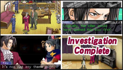 Ace Attorney Investigations Miles Edgeworth NDS Video Game Nintendo DS by VintageVideoGameStore