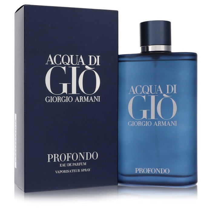 Acqua Di Gio Profondo by Giorgio Armani Eau De Parfum Spray 6.7 oz for Men by Avera Group