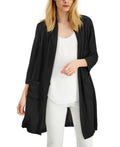 Alfani Woven Open-Front Cardigan by Vanessa Jane