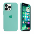 iPhone Silicone Case (Spearmint Green) by Vogueen