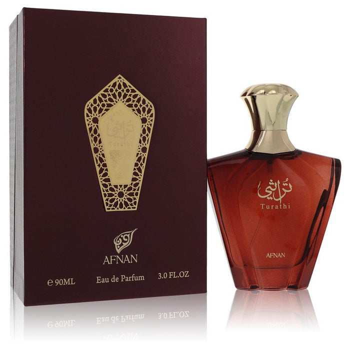 Afnan Turathi Brown by Afnan Eau De Parfum Spray 3 oz for Men by Avera Group