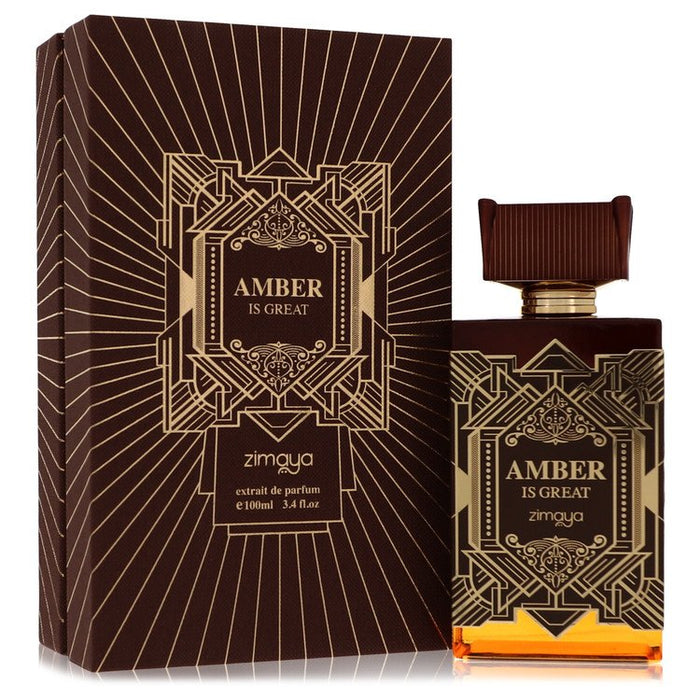 Afnan Amber is Great by Afnan Extrait De Parfum (Unisex) 3.4 oz for Men by Avera Group