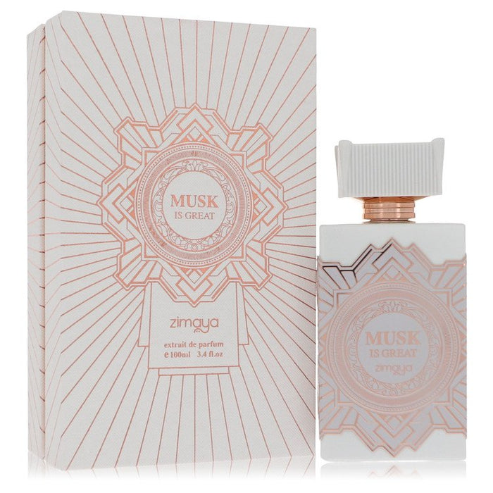 Afnan Musk is Great by Afnan Extrait De Parfum Spray (Unisex) 3.4 oz for Women by Avera Group