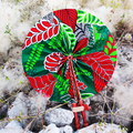 Hudah African Print Folding Hand Fan by Duma Mbili LLC