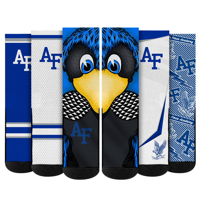 Air Force Falcons - Super Fan Bundle 5-Pack by Rock 'Em Socks