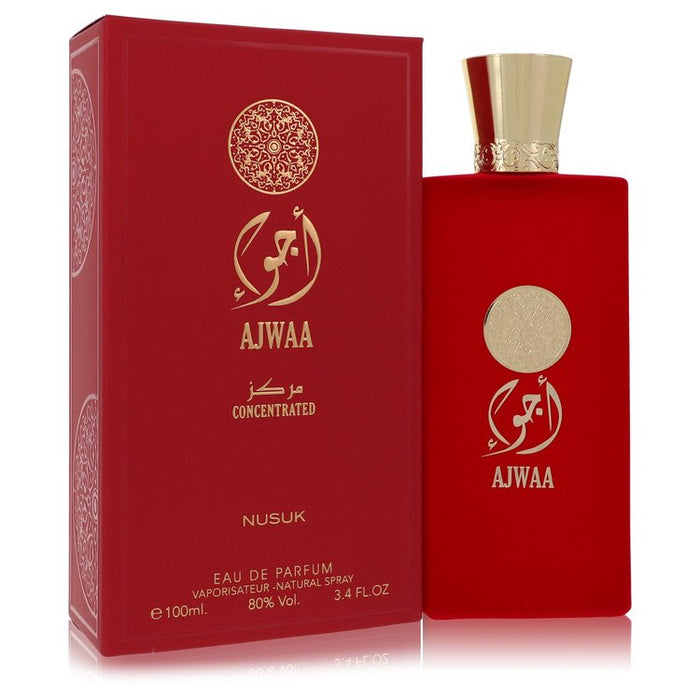 Ajwaa Concentrated by Nusuk Eau De Parfum Spray (Unisex) 3.4 oz for Men by Avera Group