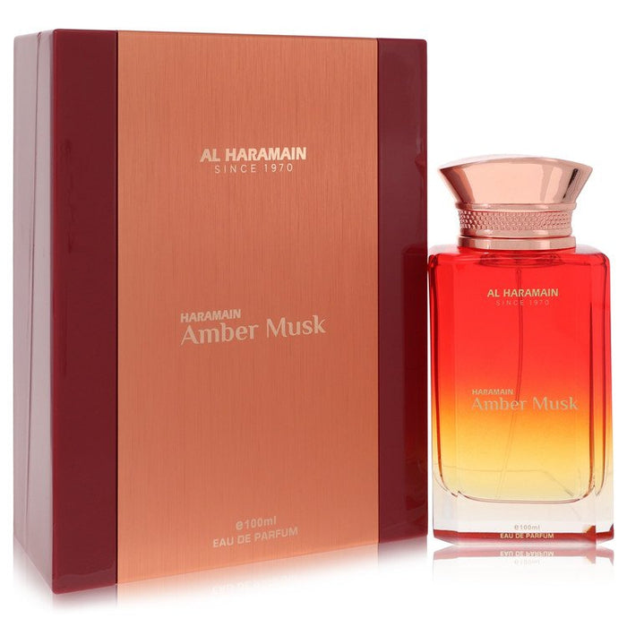 Al Haramain Amber Musk by Al Haramain Eau De Parfum Spray (Unisex) 3.3 oz for Men by Avera Group