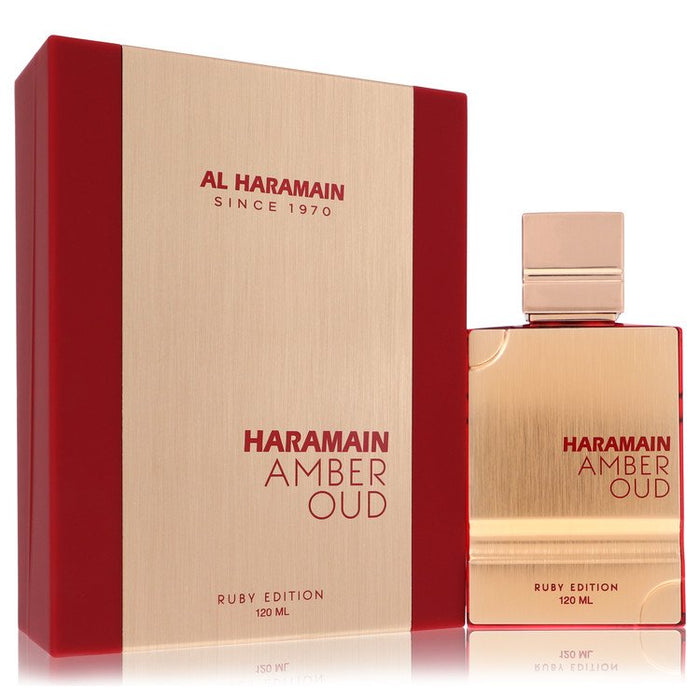 Al Haramain Amber Oud Ruby by Al Haramain Eau De Parfum Spray (Unisex) 2 oz for Women by Avera Group