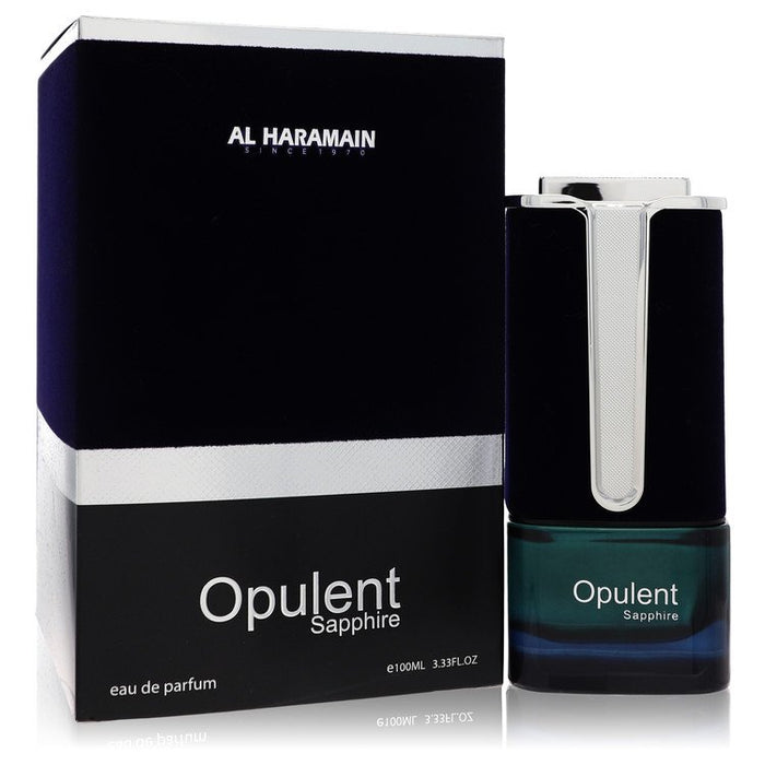 Al Haramain Opulent Sapphire by Al Haramain Eau De Parfum Spray (Unisex) 3.3 oz for Women by Avera Group