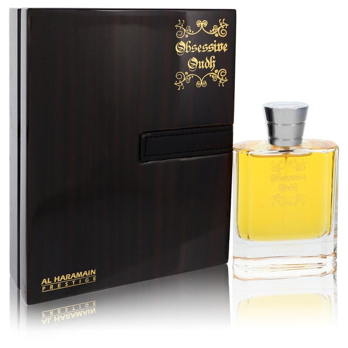 Al Haramain Obsessive Oudh by Al Haramain Eau De Parfum Spray (Unisex) 3.4 oz for Men by Avera Group