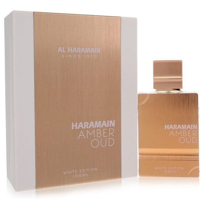 Al Haramain Amber Oud White Edition by Al Haramain Eau De Parfum Spray (Unisex) 3.4 oz for Men by Avera Group