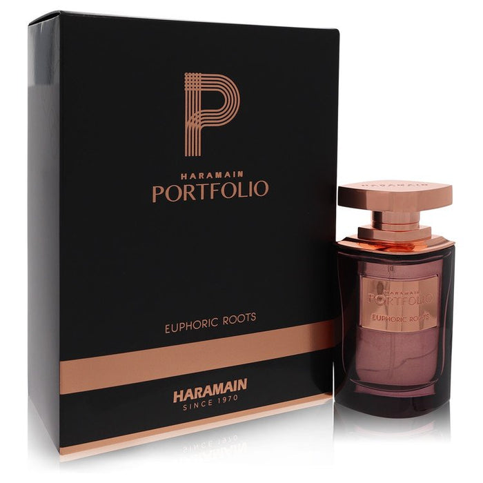 Al Haramain Portfolio Euphoric Roots by Al Haramain Eau De Parfum Spray (Unisex) 2.5 oz for Men by Avera Group