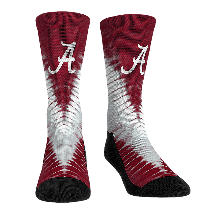 Alabama Crimson Tide - V Shape Tie Dye by Rock 'Em Socks