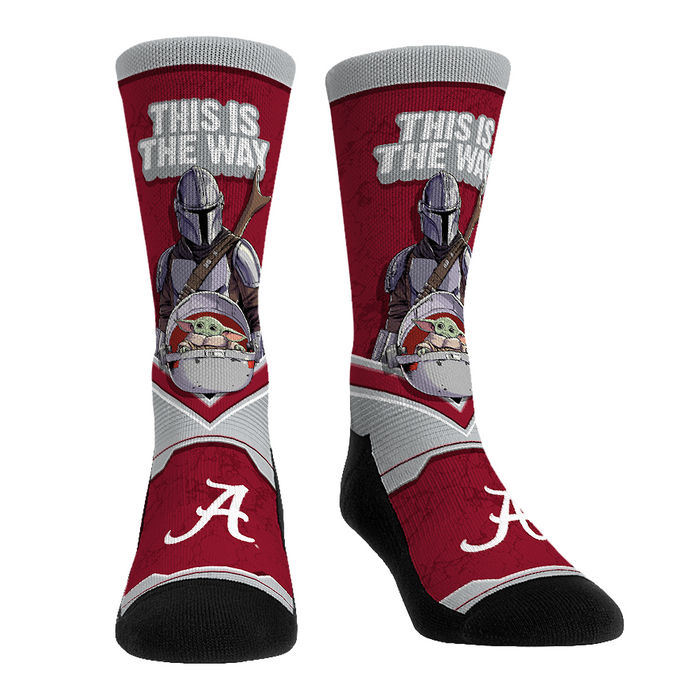 Alabama Crimson Tide - Star Wars - This is the Way by Rock 'Em Socks