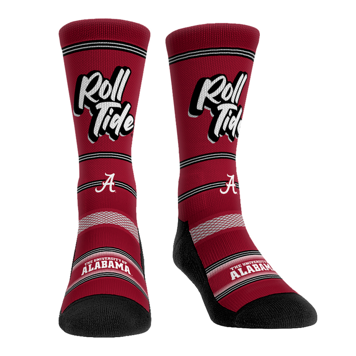 Alabama Crimson Tide - Roll Tide by Rock 'Em Socks