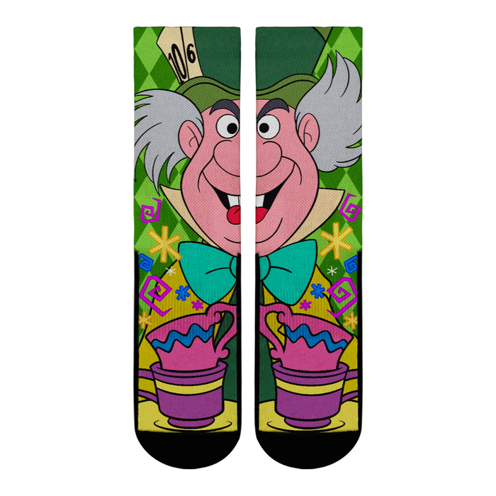 Alice in Wonderland - The Mad Hatter - Split Face by Rock 'Em Socks