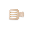 Almond Beige Small Flat Square Hair Clip