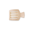 Almond Beige Small Flat Square Hair Clip by TELETIES