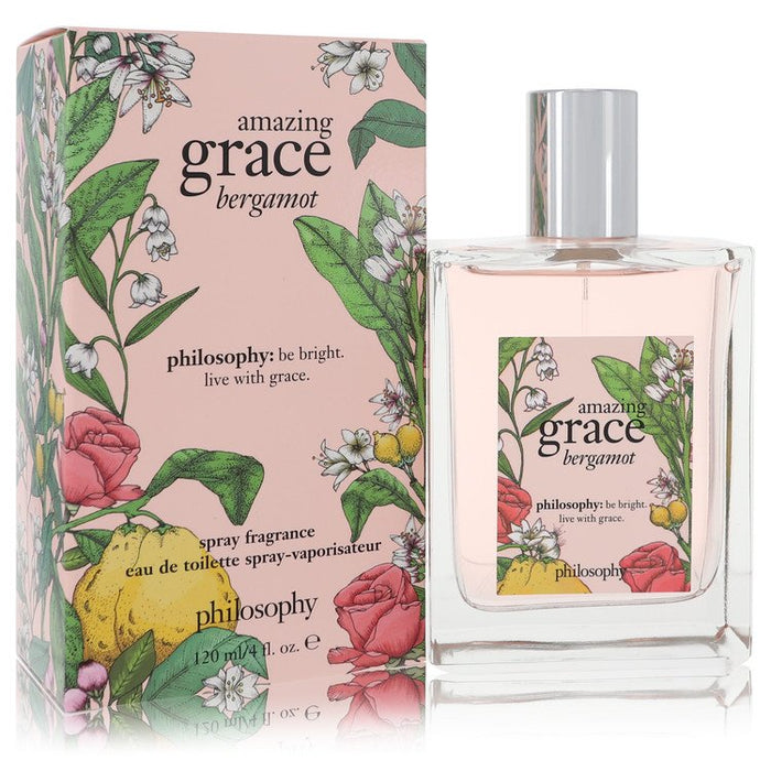 Amazing Grace Bergamot by Philosophy Eau De Toilette Spray 4 oz for Women by Avera Group