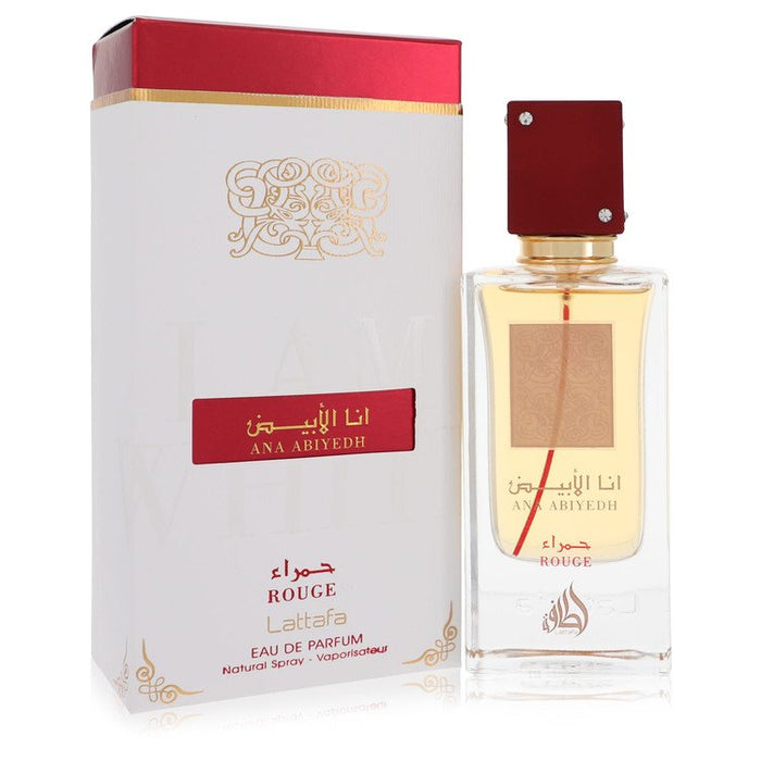 Ana Abiyedh I Am White Rouge by Lattafa Eau De Parfum Spray (Unisex) 2 oz for Women by Avera Group