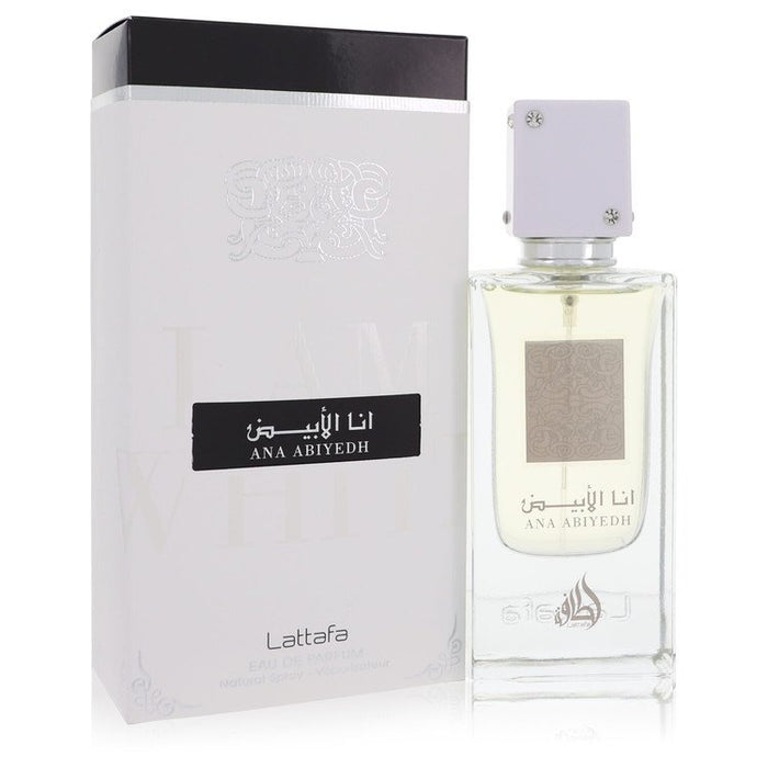 Ana Abiyedh I Am White by Lattafa Eau De Parfum Spray (Unisex) 2 oz for Women by Avera Group