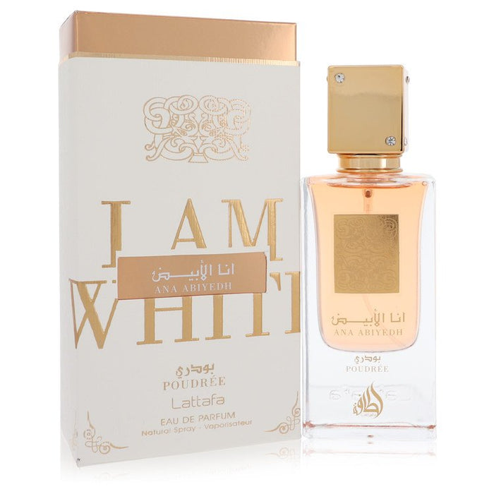 Ana Abiyedh I am White Poudree by Lattafa Eau De Parfum Spray (Unisex) 2 oz for Women by Avera Group