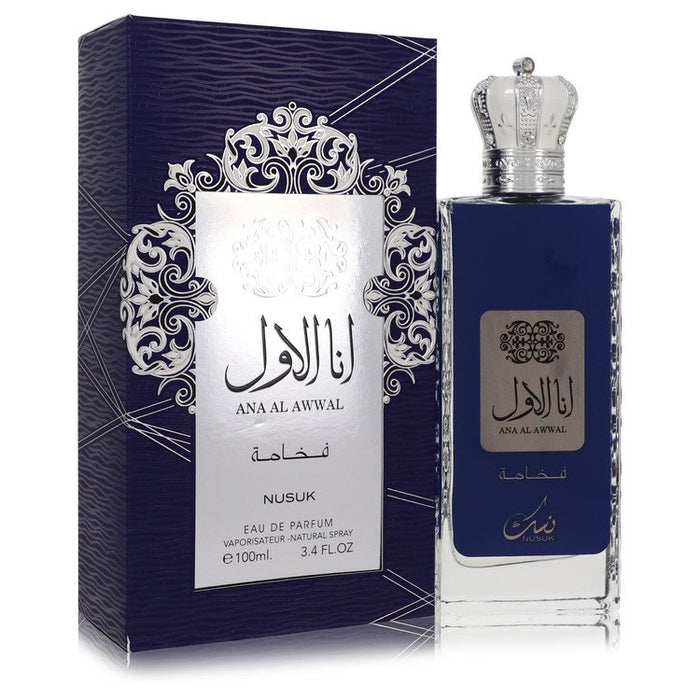 Ana Al Awwal Blue by Nusuk Eau De Parfum Spray 3.4 oz for Men by Avera Group