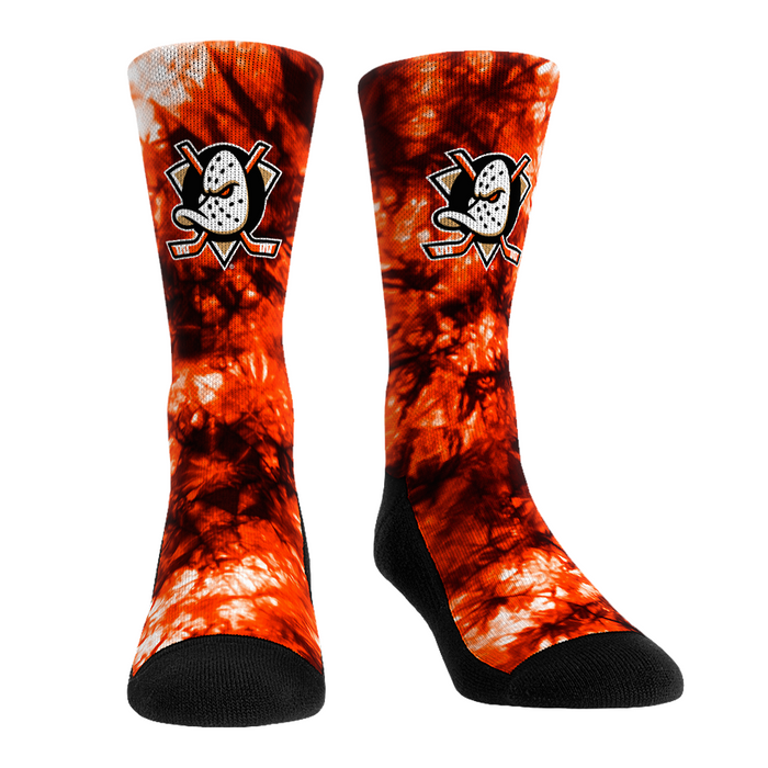 Anaheim Ducks - Team Tie Dye by Rock 'Em Socks