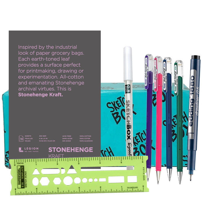Pen Sketching Basic Box by ShopSketchBox