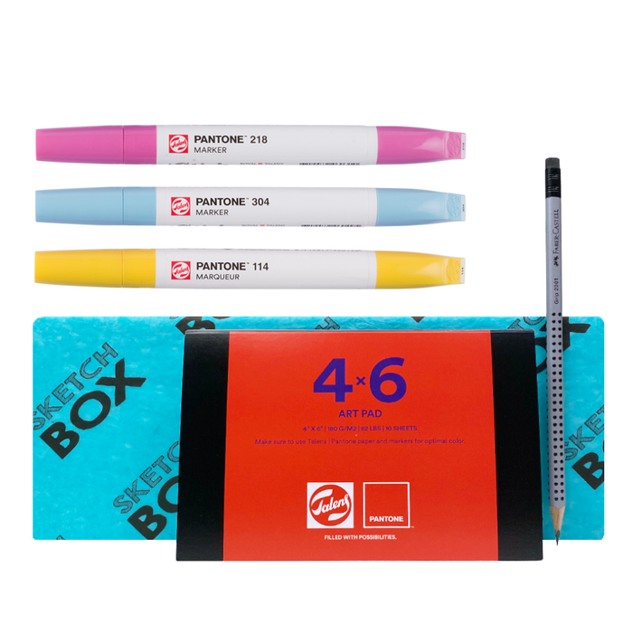 Pantone® x Royal Talens Illustration System Basic Box by ShopSketchBox