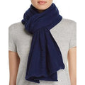 Aqua Distressed Cashmere Scarf by Vanessa Jane