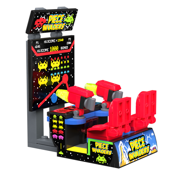 Big Screen Piece Invaders Arcade made using LEGO parts - B3 Customs by B3 Customs