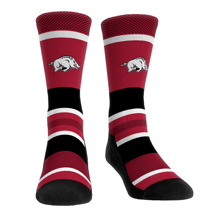 Arkansas Razorbacks - Tech Stripe by Rock 'Em Socks