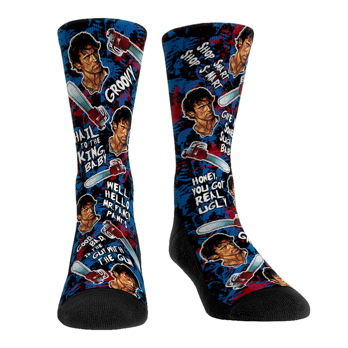 Army of Darkness - Ash All-Over by Rock 'Em Socks