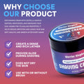 WhollyKaw Warrior Kingdom Luxury Shaving Cream - Peppermint Eucalyptus by Pasteur Pharmacy