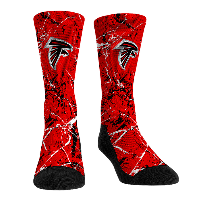 Atlanta Falcons - Cracked Marble by Rock 'Em Socks