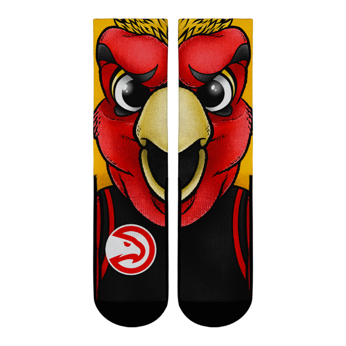 Atlanta Hawks - Split Face Mascot by Rock 'Em Socks
