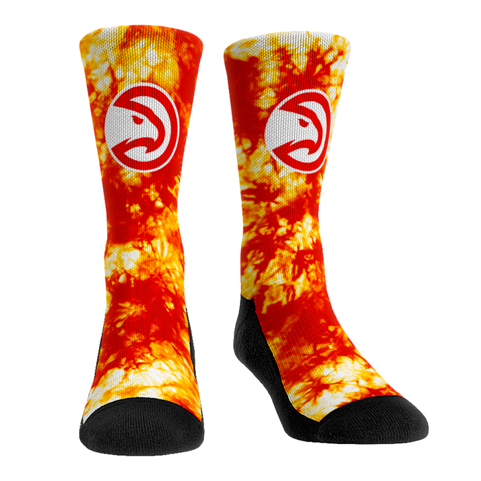 Atlanta Hawks - Team Tie Dye by Rock 'Em Socks