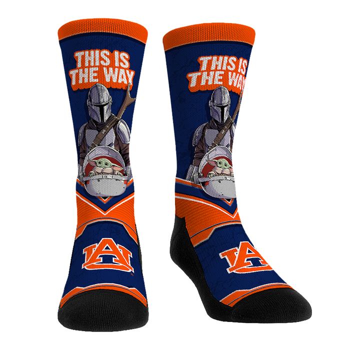 Auburn Tigers - Star Wars - This is the Way by Rock 'Em Socks