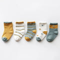 Organic Cotton Kids Sock Set (5-Pack) | Breathable Toddler Socks| Autumn Bundle by ozznekshoes